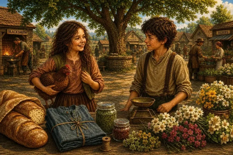 Kids in the village